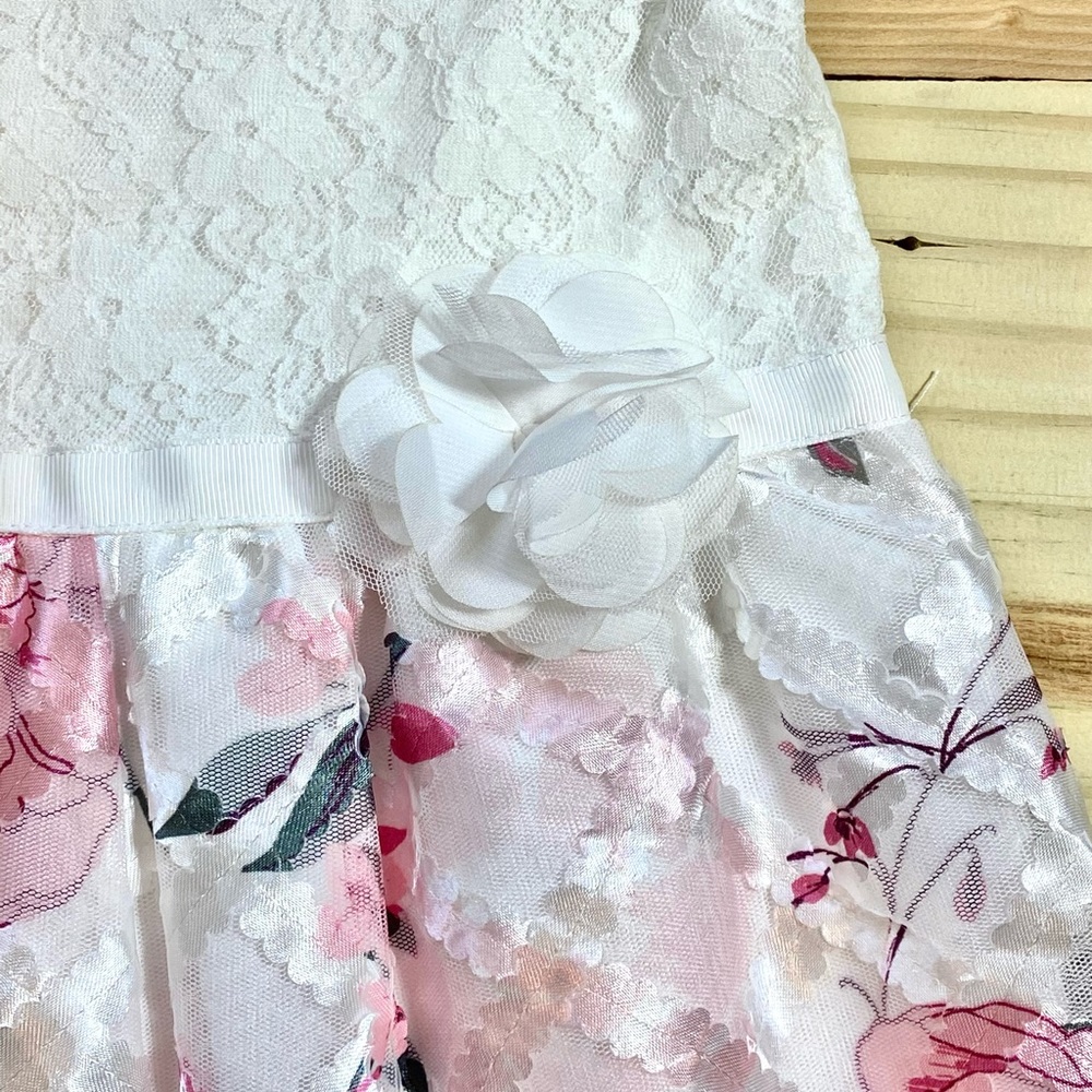 The Children's Place White Floral Dress - Picture 2 of 4